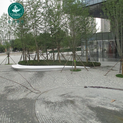 玻璃钢树池花坛花池 户外种植花盆 园林景观树凳 公共区休闲树盆
